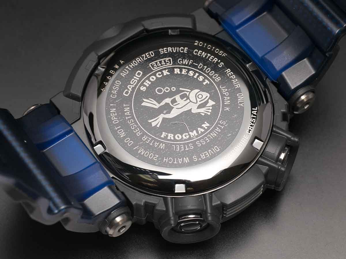G-Shock FROGMAN with Water Depth Sensor GWF-D1000B-1JF  Made in Japan - seiyajapan.com