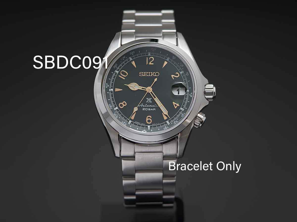 SEIKO SS Bracelet for SBDC089, SBDC091 & SARB017 Alpinist /M0TZ111J0 - seiyajapan.com