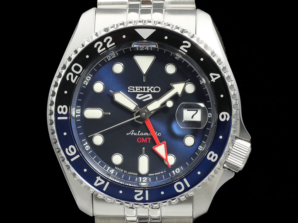 SEIKO 5 Sports Automatic  GMT SBSC003 Made in Japan